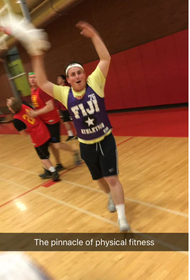 My Final Intramural Basketball Game at Iowa State alt text